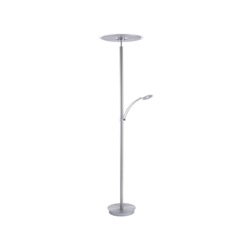 Paul Neuhaus 673-55 - LED Aptumšojama grīdas stāvlampa ARTUR 2xLED/21W/230V+1xLED/6W spīdīgi hromēts