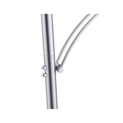 Paul Neuhaus 673-55 - LED Aptumšojama grīdas stāvlampa ARTUR 2xLED/21W/230V+1xLED/6W spīdīgi hromēts