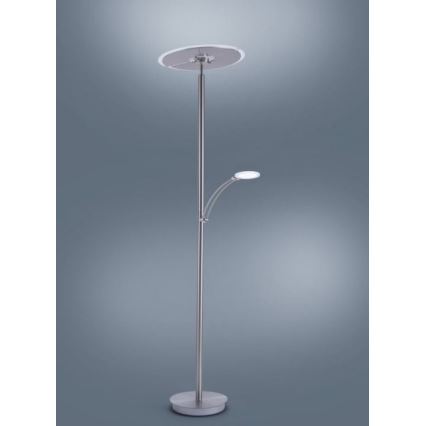 Paul Neuhaus 673-55 - LED Aptumšojama grīdas stāvlampa ARTUR 2xLED/21W/230V+1xLED/6W spīdīgi hromēts