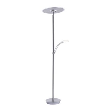 Paul Neuhaus 673-55 - LED Aptumšojama grīdas stāvlampa ARTUR 2xLED/21W/230V+1xLED/6W spīdīgi hromēts