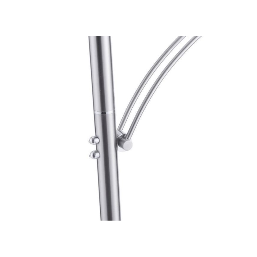 Paul Neuhaus 673-55 - LED dimmējama grīdas lampa ARTUR 2xLED/21W/230V+LED/6W spīdīgs hroms