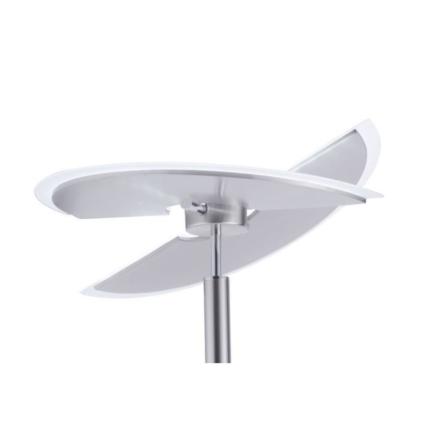 Paul Neuhaus 673-55 - LED dimmējama grīdas lampa ARTUR 2xLED/21W/230V+LED/6W spīdīgs hroms