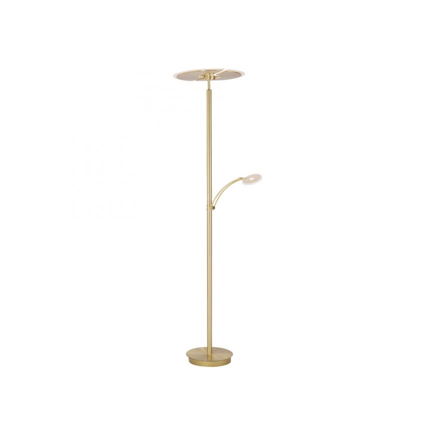 Paul Neuhaus 673-60 - LED Aptumšojama stāvlampa ARTUR 2xLED/21W+1xLED/6W/230V zelta