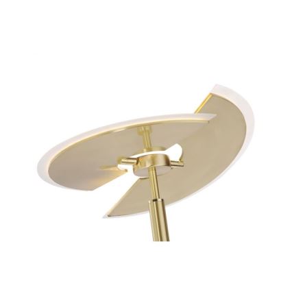 Paul Neuhaus 673-60 - LED regulējamā grīdas lampa ARTUR 2xLED/21W/230V+LED/6W zelta