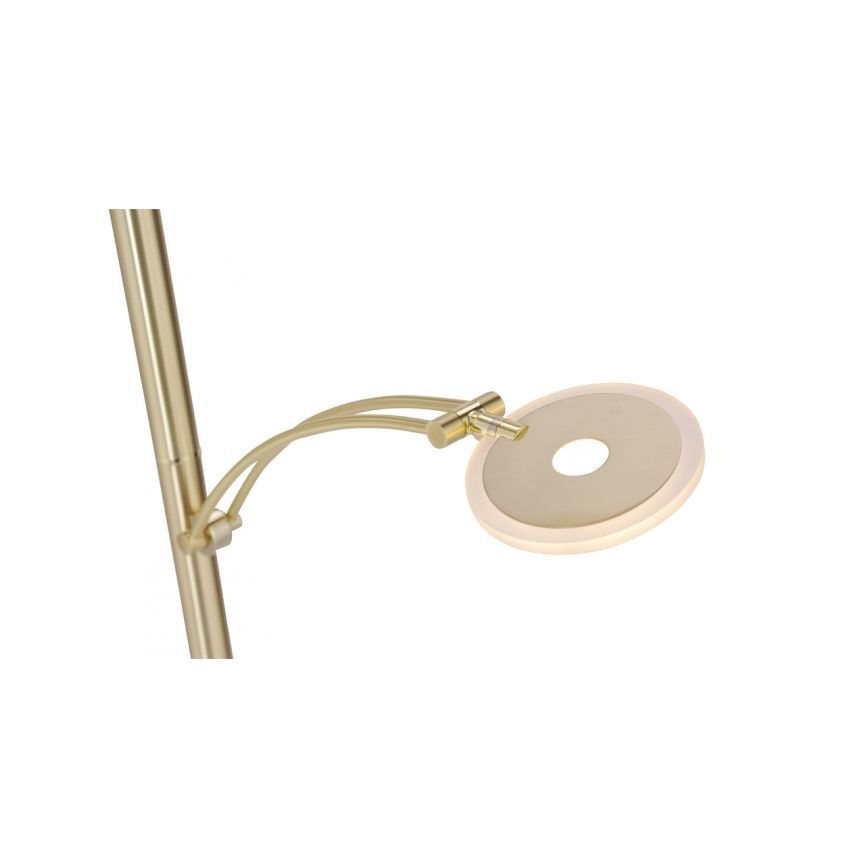 Paul Neuhaus 673-60 - LED regulējamā grīdas lampa ARTUR 2xLED/21W/230V+LED/6W zelta