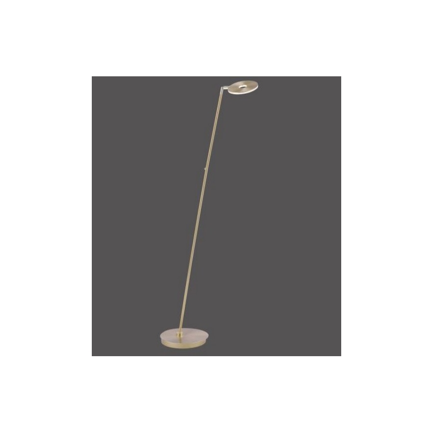 Paul Neuhaus 676-60 - LED Aptumšojama skārienvadāma grīdas stāvlampa MARTIN LED/13,5W/230V misiņš