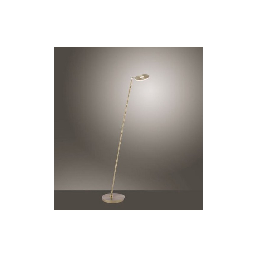 Paul Neuhaus 676-60 - LED Aptumšojama skārienvadāma grīdas stāvlampa MARTIN LED/13,5W/230V misiņš