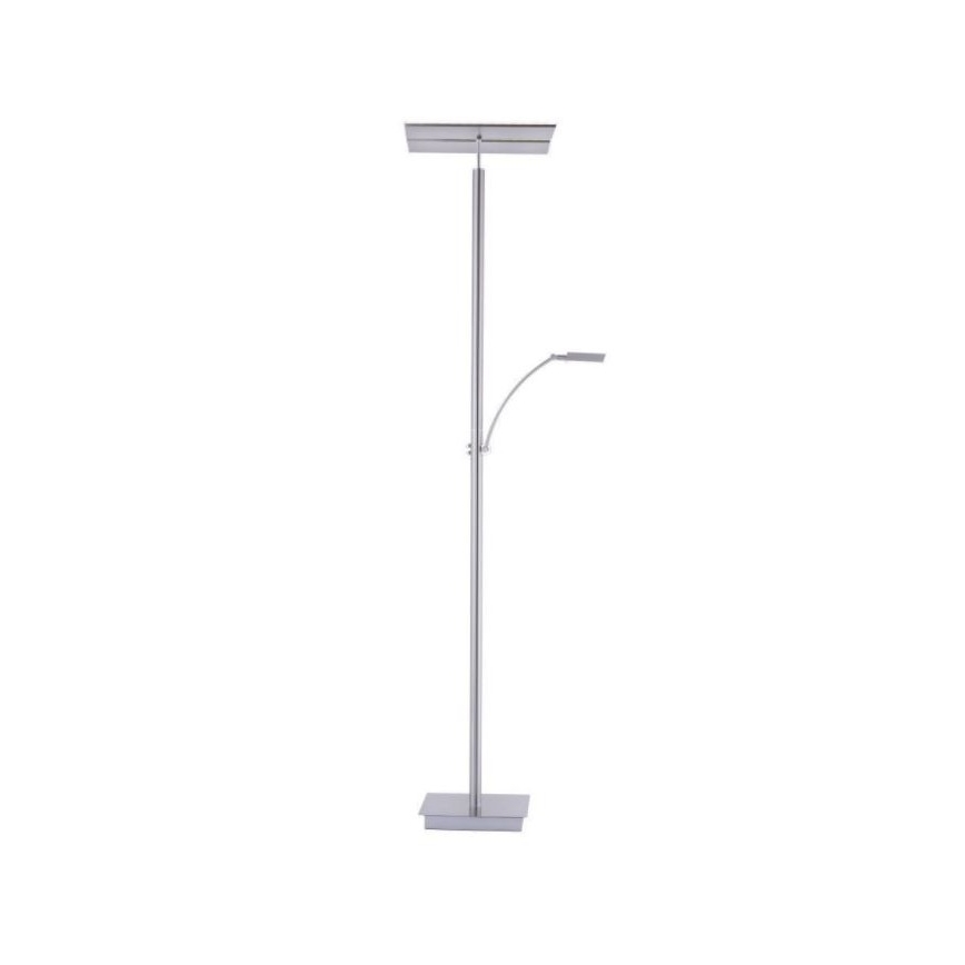 Paul Neuhaus 687-55 - ARTUR LED grīdas lampa ar regulējamu spilgtumu, 2xLED/27W + LED/6W