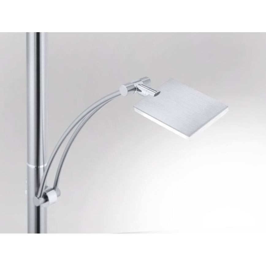 Paul Neuhaus 687-55 - LED Aptumšojama stāvlampa ARTUR 2xLED/27W + 1xLED/6W