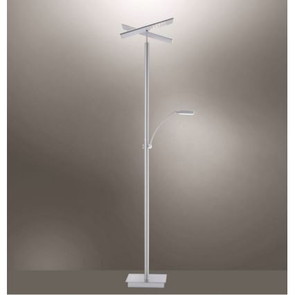 Paul Neuhaus 687-55 - LED Aptumšojama stāvlampa ARTUR 2xLED/27W + 1xLED/6W
