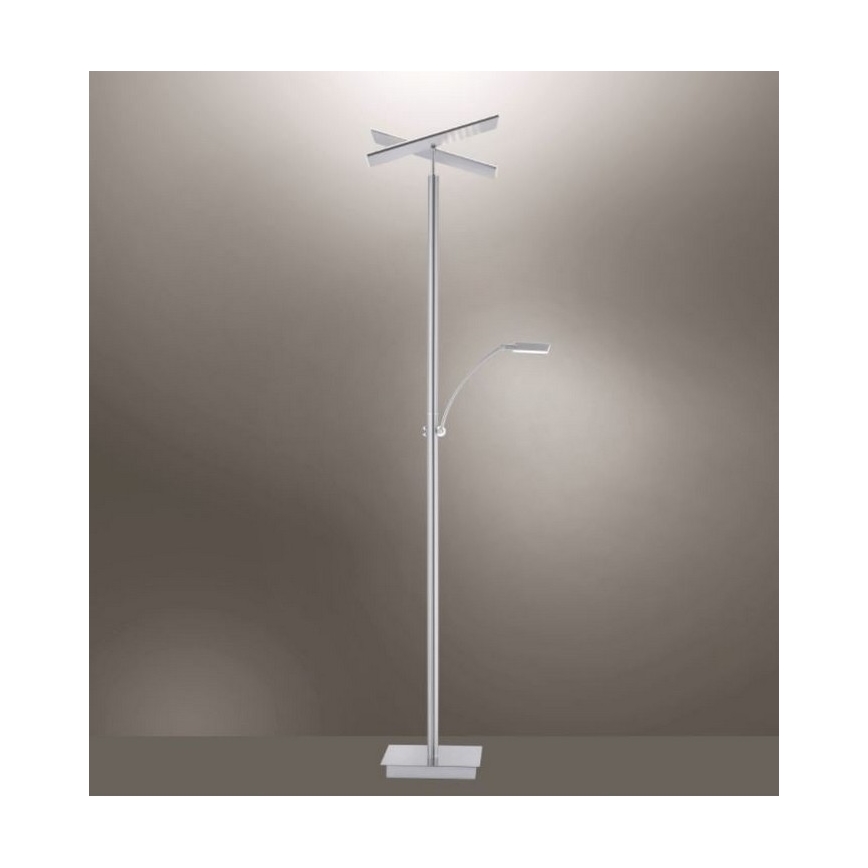 Paul Neuhaus 687-55 - LED Aptumšojama stāvlampa ARTUR 2xLED/27W + 1xLED/6W