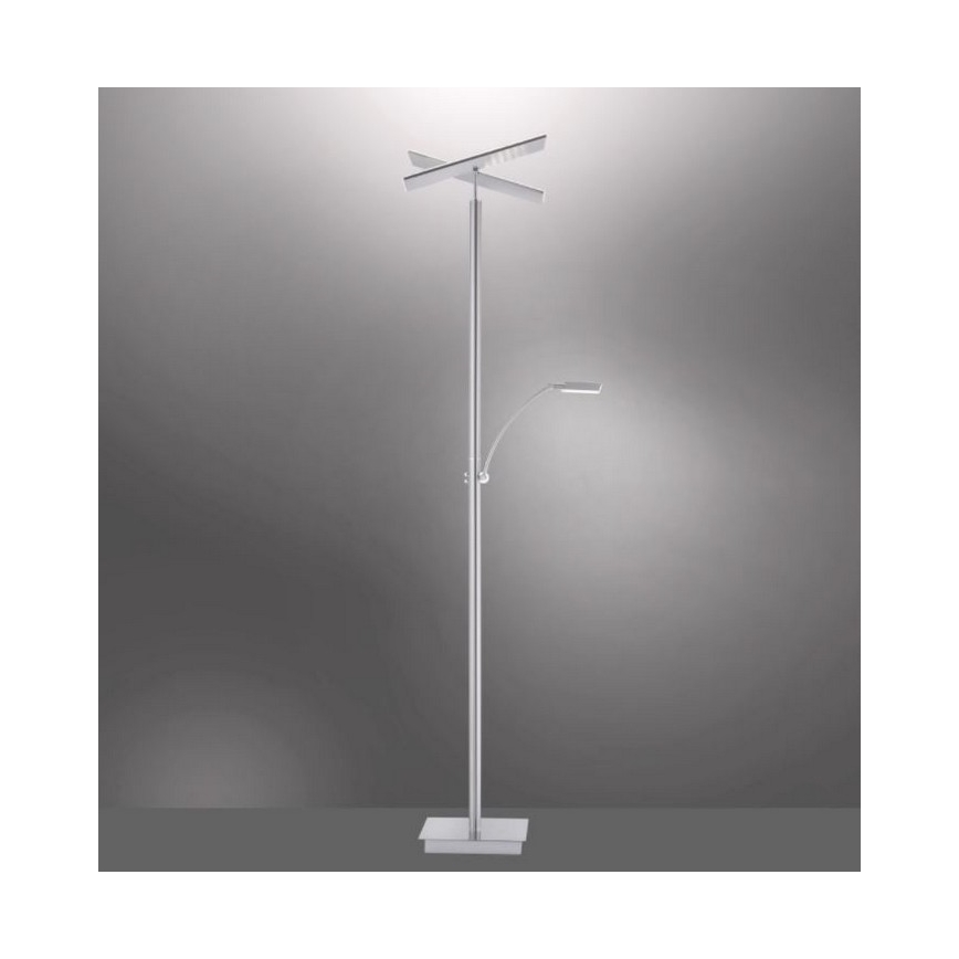 Paul Neuhaus 687-55 - LED Aptumšojama stāvlampa ARTUR 2xLED/27W + 1xLED/6W