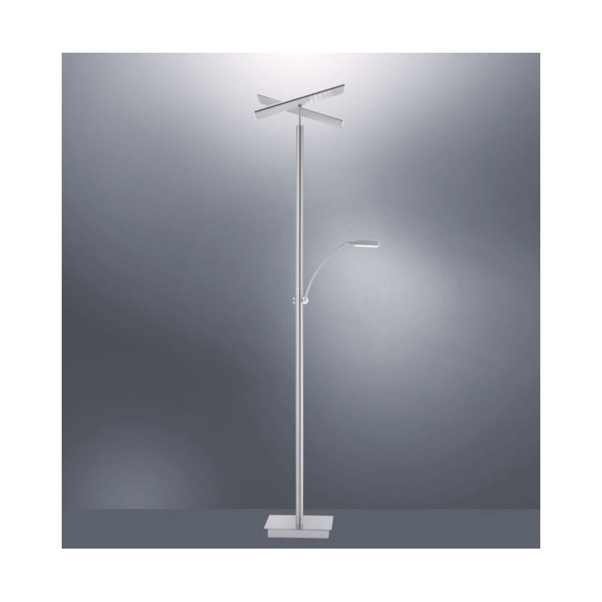 Paul Neuhaus 687-55 - LED Aptumšojama stāvlampa ARTUR 2xLED/27W + 1xLED/6W