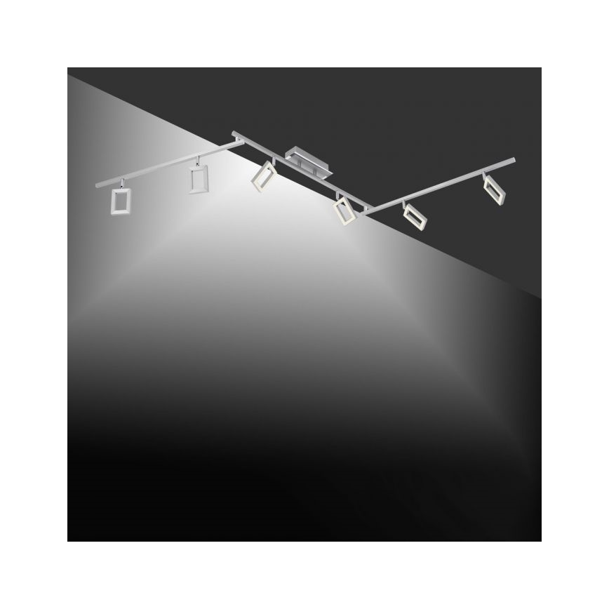 Paul Neuhaus 6965-55 - LED Aptumšojams starmetis INIGO 6xLED/4W/230V