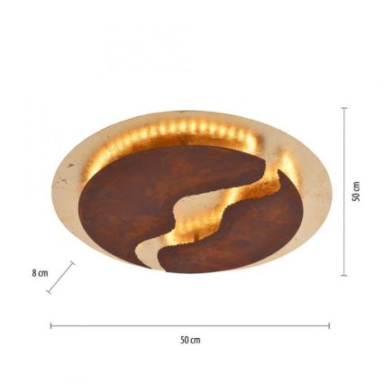 Paul Neuhaus 6983-48 - LED Aptumšojams griestu gaismeklis NEVIS LED/42W/230V