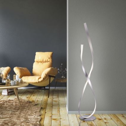 Paul Neuhaus 720-55 - LED Aptumšojama grīdas stāvlampa LINDA LED/27W/230V spīdīgi hromēts