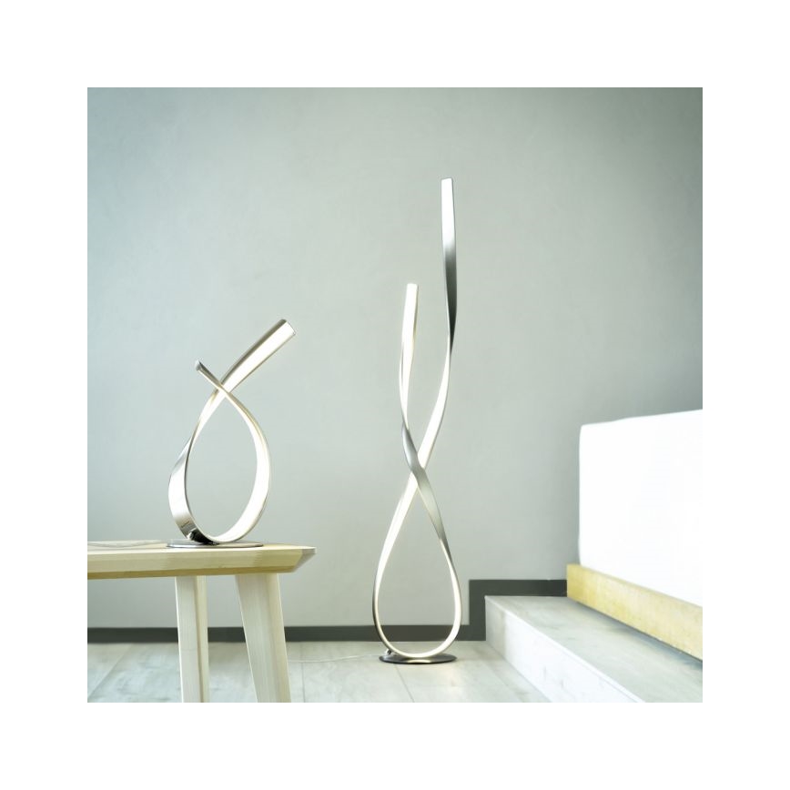 Paul Neuhaus 720-55 - LED Aptumšojama grīdas stāvlampa LINDA LED/27W/230V spīdīgi hromēts