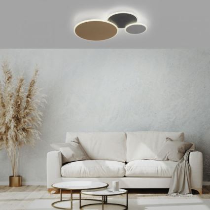 Paul Neuhaus 8007-70 - LED Aptumšojama griestu lampa Q-PIATO LED/35W/230V 2700-5000K Wi-Fi + tālvadības pults
