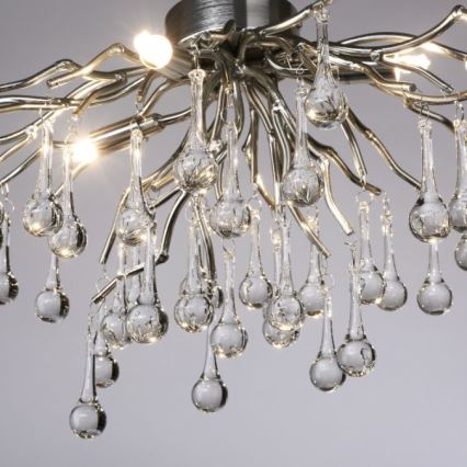 Paul Neuhaus 8090-55 - Virsapmetuma lustra ICICLE 4xG9/40W/230V 30x60 cm spīdīgi hromēts