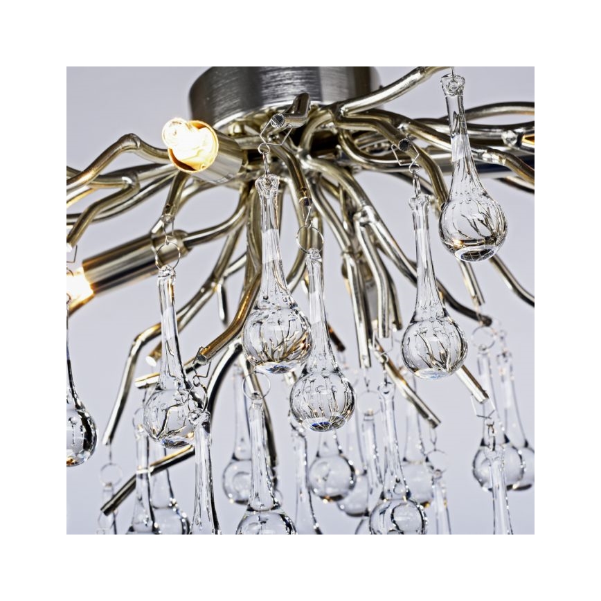 Paul Neuhaus 8090-55 - Virsapmetuma lustra ICICLE 4xG9/40W/230V 30x60 cm spīdīgi hromēts