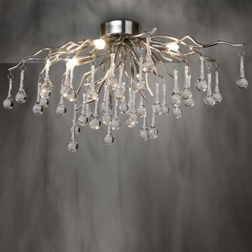 Paul Neuhaus 8090-55 - Virsapmetuma lustra ICICLE 4xG9/40W/230V