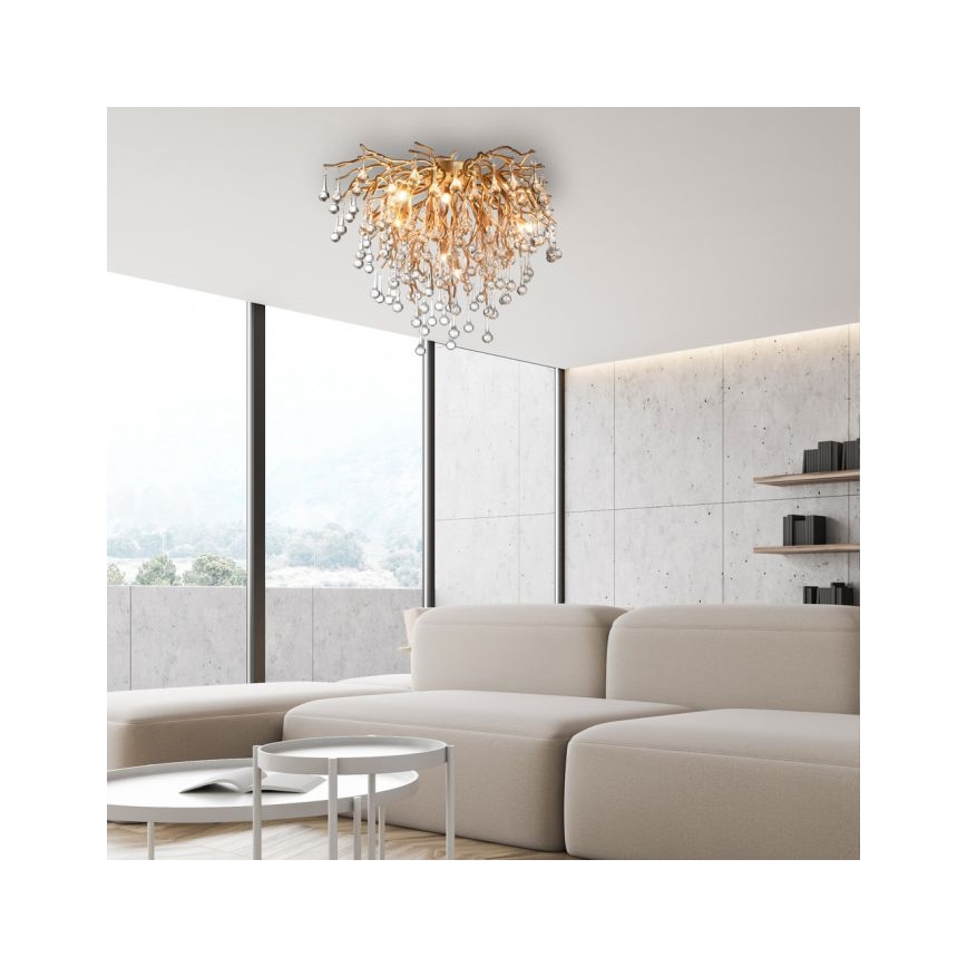 Paul Neuhaus 8091-11 - Virsapmetuma lustra ICICLE 9xG9/40W/230V