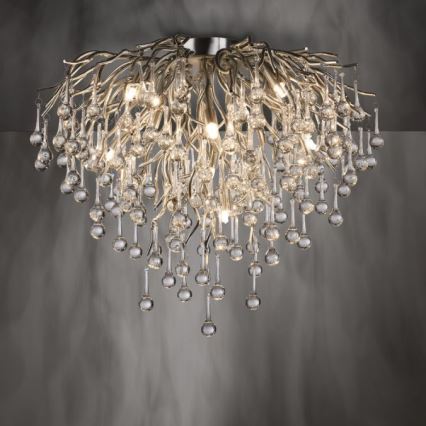 Paul Neuhaus 8091-55 - Virsapmetuma lustra ICICLE 9xG9/40W/230V