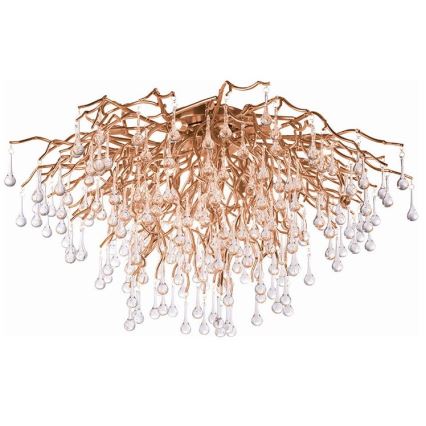 Paul Neuhaus 8092-11 - Virsapmetuma lustra ICICLE 14xG9/40W/230V d. 100 cm misiņš