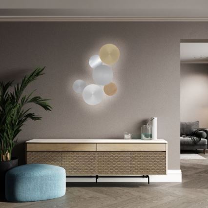 Paul Neuhaus 8152-79 - LED Aptumšojama sienas lampa PUNTUA LED/1W/3,7V 2200 mAh + tālvadības pults
