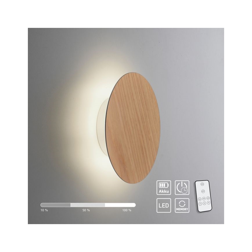 Paul Neuhaus 8152-79 - LED Aptumšojama sienas lampa PUNTUA LED/1W/3,7V 2200 mAh + tālvadības pults