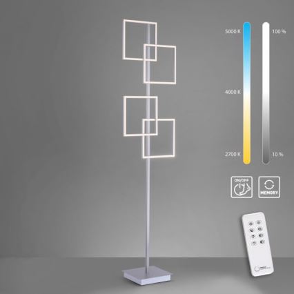 Paul Neuhaus 817-55 - LED Aptumšojama grīdas lampa INIGO 4xLED/8W/230V + tālvadības pults