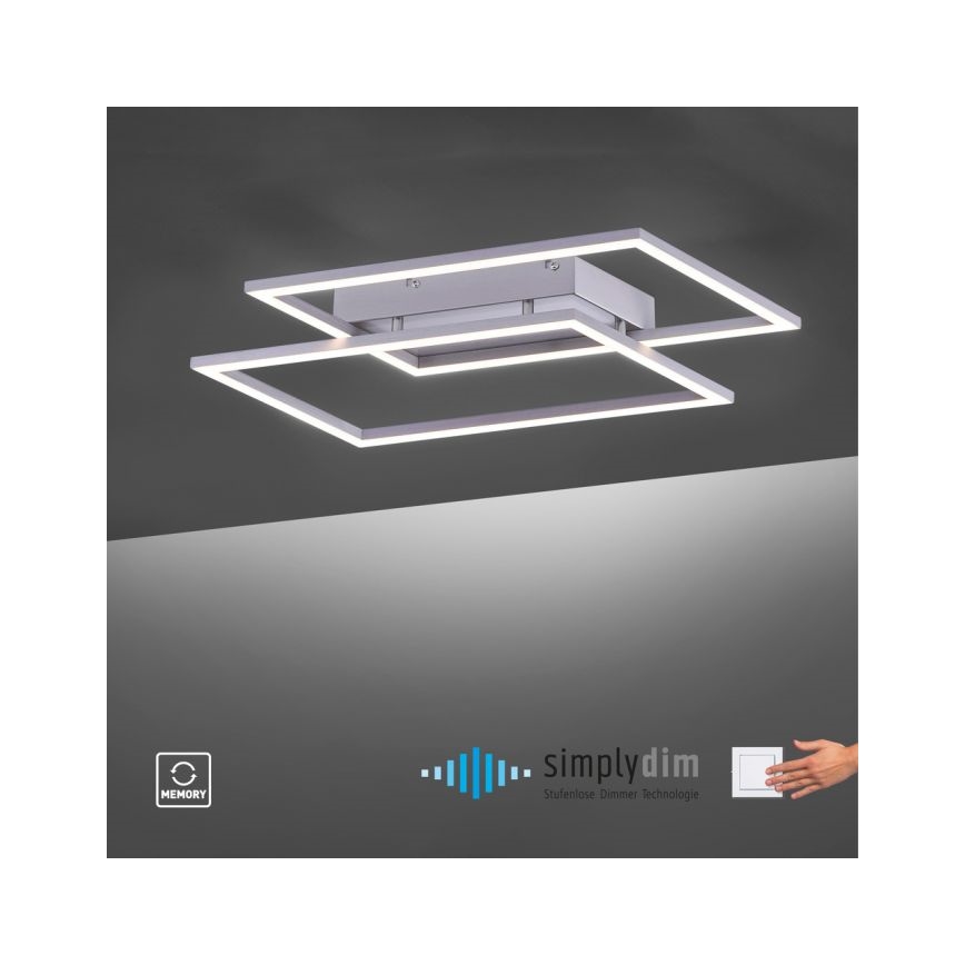 Paul Neuhaus 8192-55 - LED Aptumšojama pieliekama lustra INIGO 2xLED/12W/230V