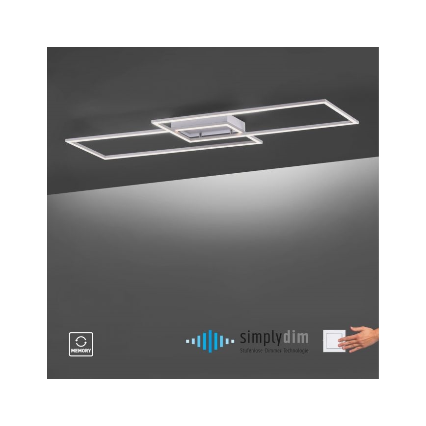 Paul Neuhaus 8194-55 - LED Aptumšojama pieliekama lustra INIGO 2xLED/20W/230V