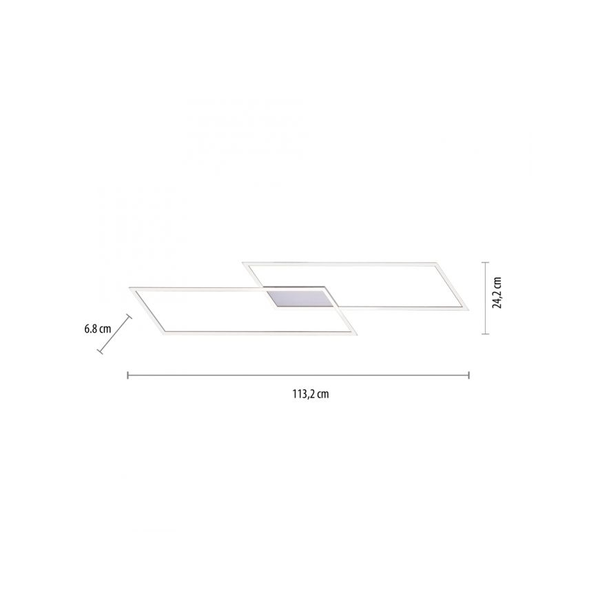 Paul Neuhaus 8194-55 - LED Aptumšojama pieliekama lustra INIGO 2xLED/20W/230V