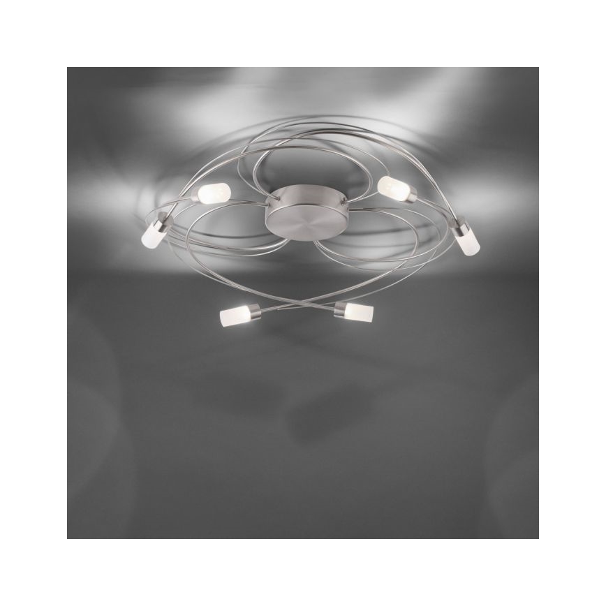 Paul Neuhaus 8250-55 - LED Aptumšojama virsapmetuma lustra NELIA 6xLED/3W/230V