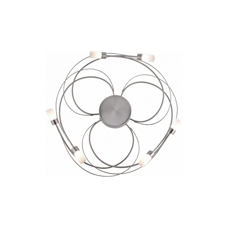 Paul Neuhaus 8250-55 - LED Aptumšojama virsapmetuma lustra NELIA 6xLED/3W/230V