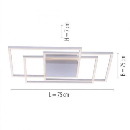 Paul Neuhaus 8256-55 - LED Aptumšojama griestu lampa INIGO 3xLED/16W/230V