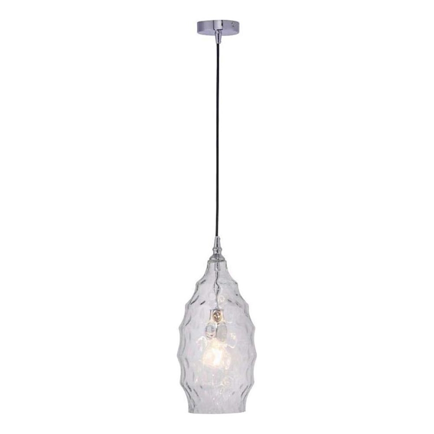 Paul Neuhaus 8267-00 - Lustra ar auklu SCARLETT 1xE27/60W/230V d. 19 cm caurspīdīga