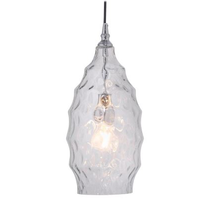 Paul Neuhaus 8267-00 - Lustra ar auklu SCARLETT 1xE27/60W/230V d. 19 cm caurspīdīga