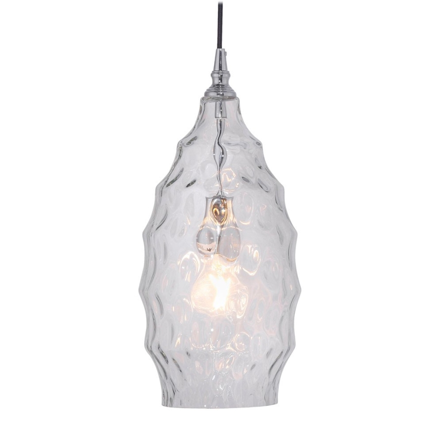 Paul Neuhaus 8267-00 - Lustra ar auklu SCARLETT 1xE27/60W/230V d. 19 cm caurspīdīga