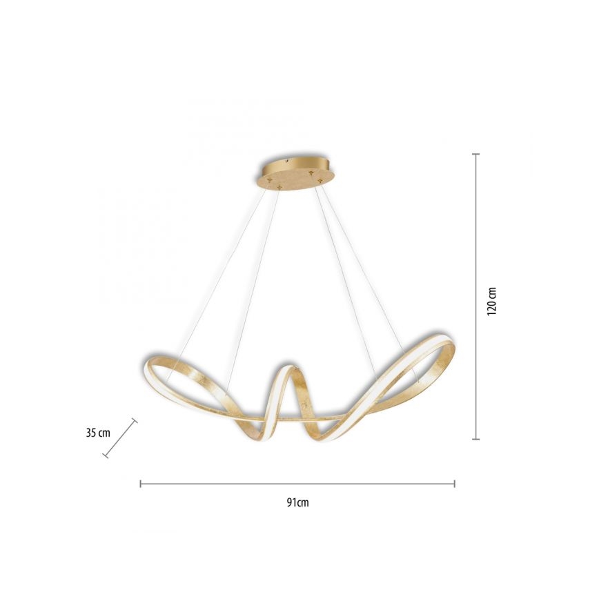 Paul Neuhaus 8292-12 - LED Aptumšojama lustra ar auklu MELINDA LED/38W/230V