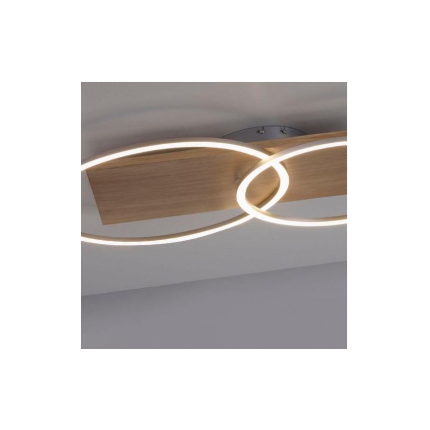 Paul Neuhaus 8329-79 - LED Aptumšojama virsapmetuma lustra PALMA LED/26W/230V 2700-5000K priede + tālvadības pults
