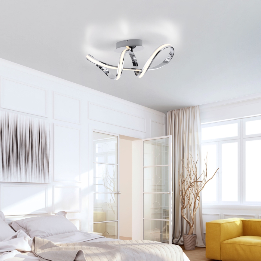Paul Neuhaus 8331-17 - LED Aptumšojama virsapmetuma lustra MELINDA LED/30W/230V spīdīgi hromēts