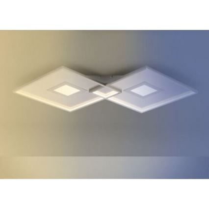 Paul Neuhaus 8378-55 - LED Aptumšojama griestu lampa AMARA LED/45W/230V spīdīgi hromēts + tālvadības pults