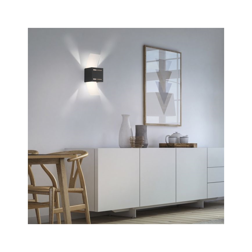Paul Neuhaus 9007-13 - Sienas lampa ORMA 1xG9/40W/230V melna