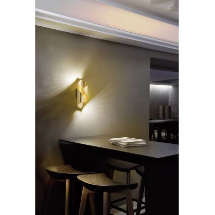 Paul Neuhaus 9030-12 - LED Sienas gaismeklis NEVIS LED/6W/230V zelta