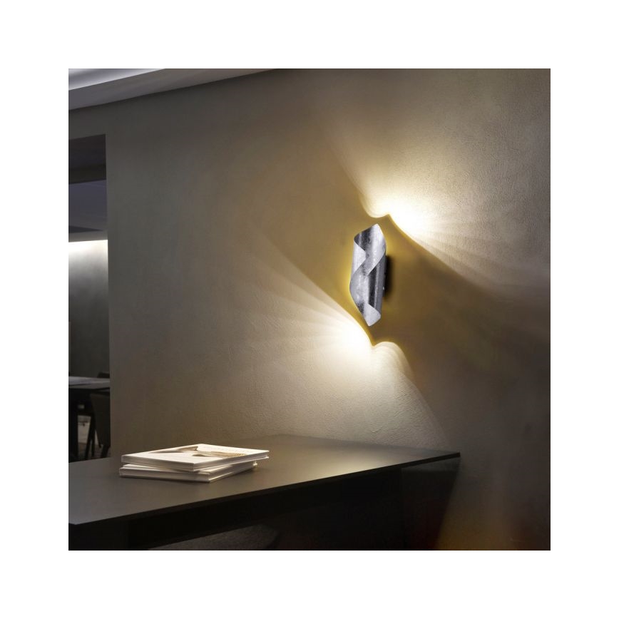 Paul Neuhaus 9030-21 - LED Sienas gaismeklis NEVIS LED/6W/230V sudraba
