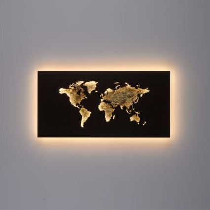 Paul Neuhaus 9056-48 - LED Sienas dekoratīvā lampa MAP LED/25W/230V 3000K