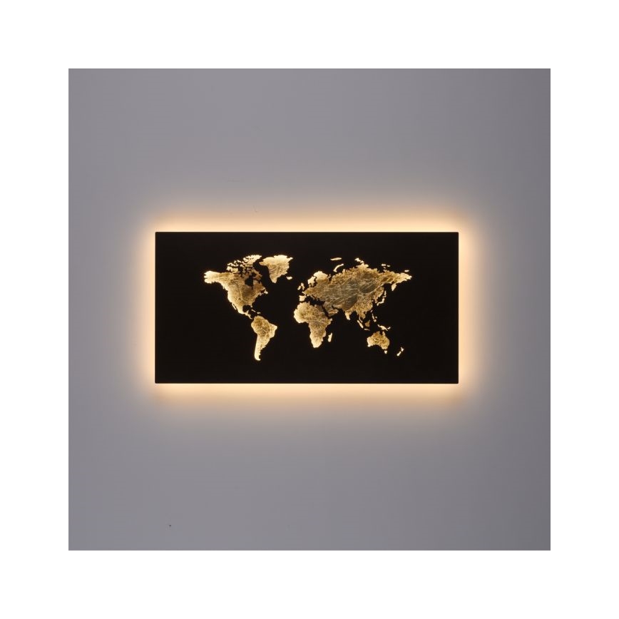Paul Neuhaus 9056-48 - LED Sienas dekoratīvā lampa MAP LED/25W/230V 3000K