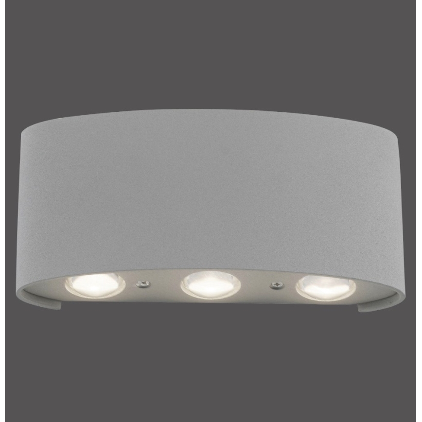 Paul Neuhaus 9488-21 - LED Āra sienas gaismeklis CARLO 6xLED/0,8W/230V IP54